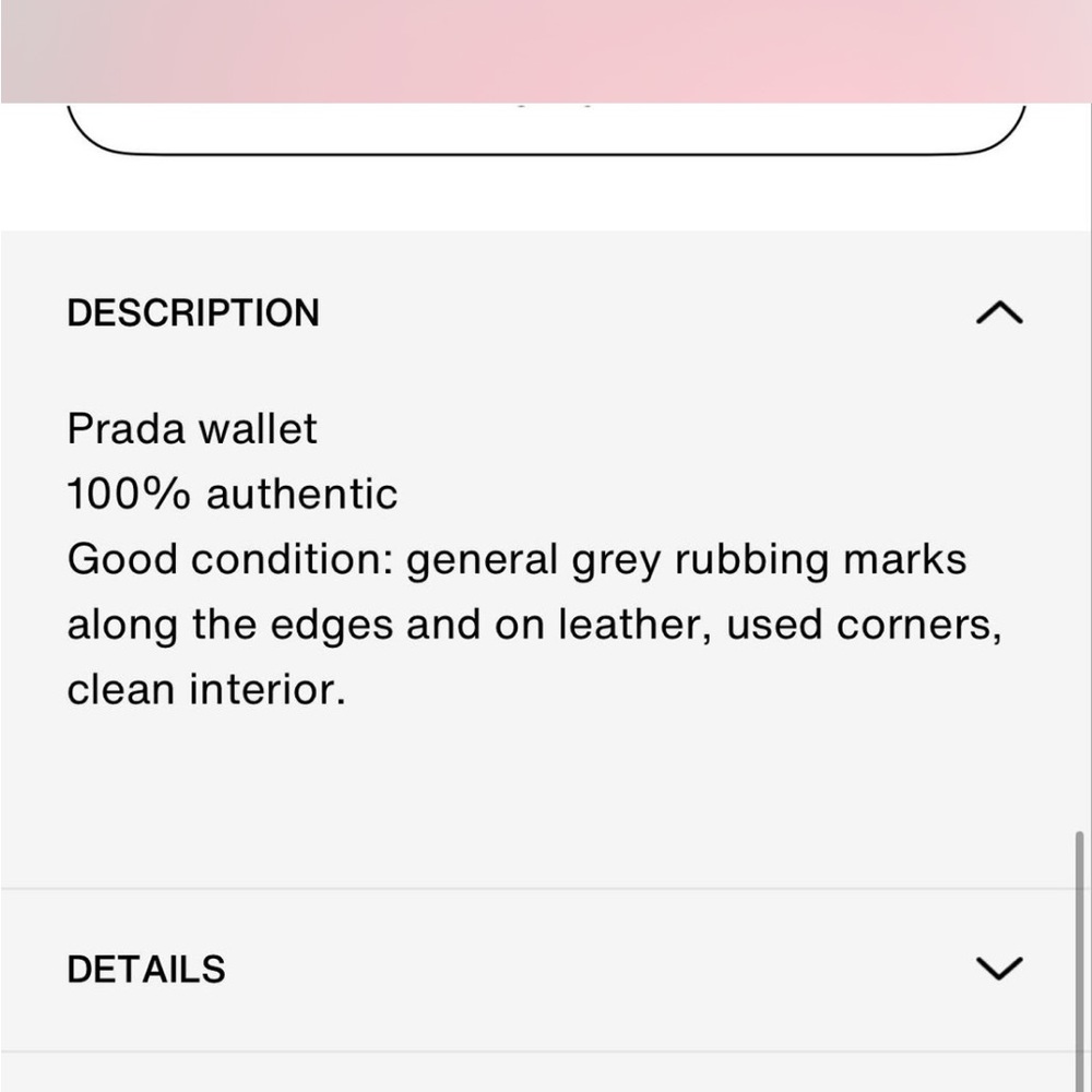 Pink Prada Wallet - Picture 6 of 7